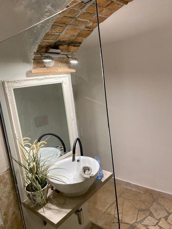 Steinhaus Mit Terrasse Apartment Ровин Екстериор снимка